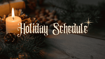 Holiday Schedule